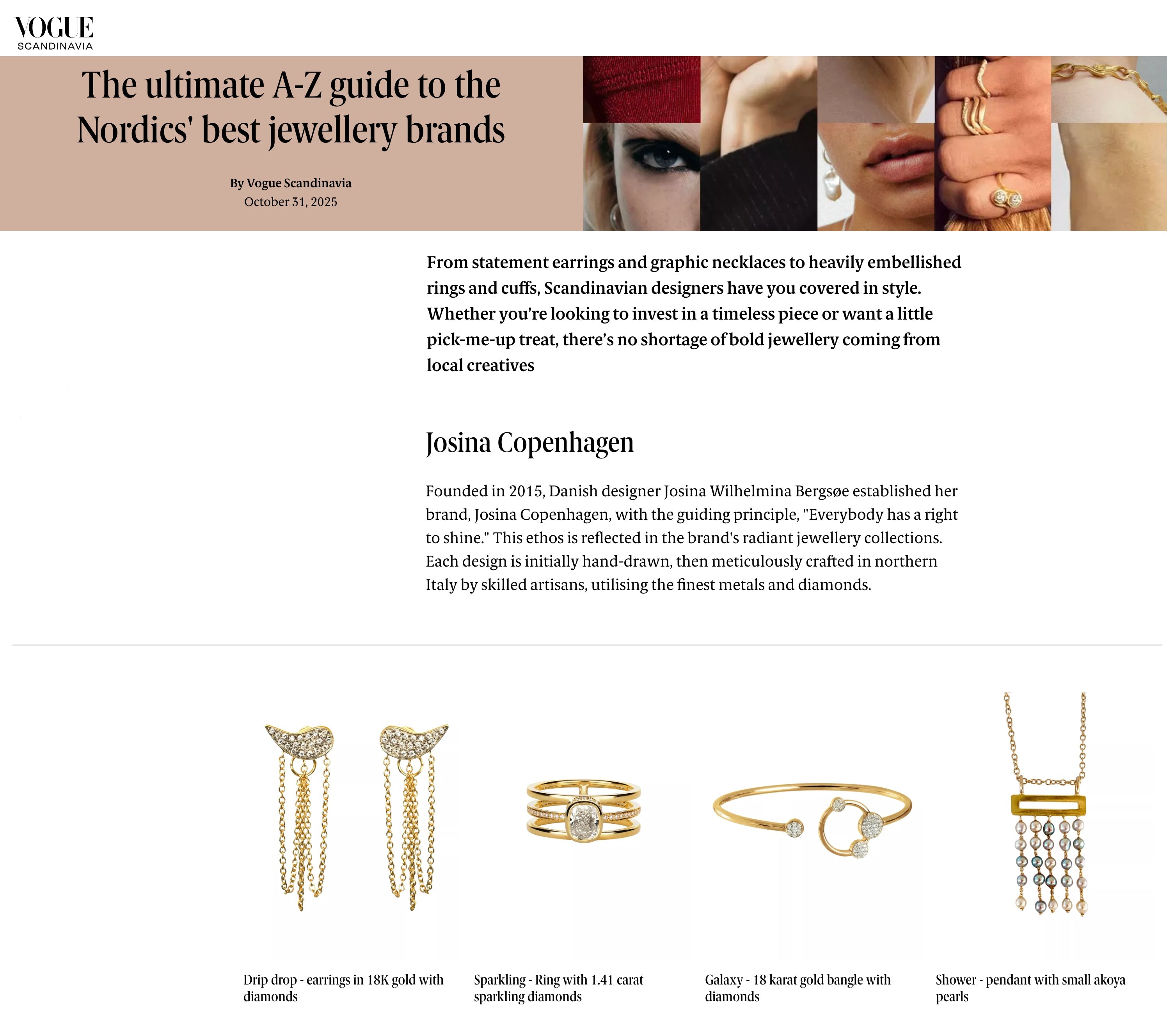 Proudly Among Vogue Scandinavia’s Favourites 2025