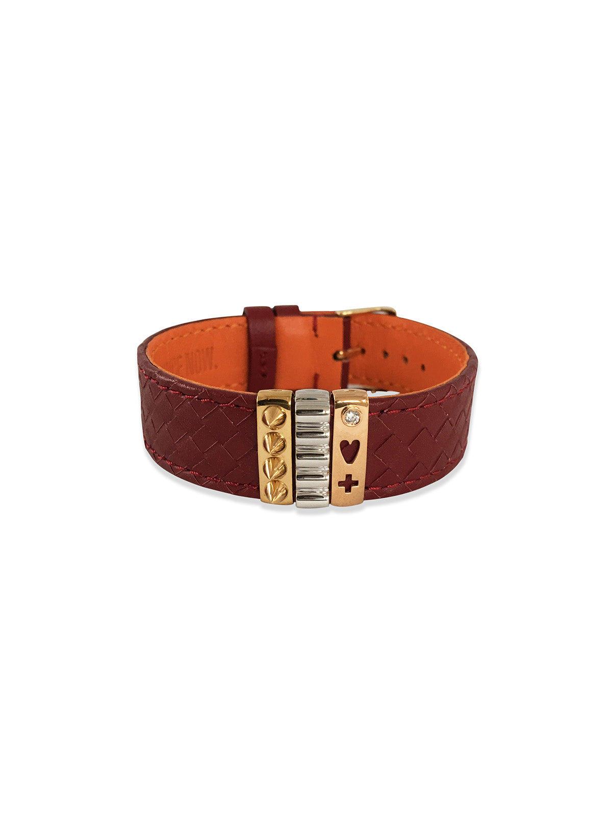 Embracelet Woven - Bracelet in 6 colors - with 18k solid gold buckle