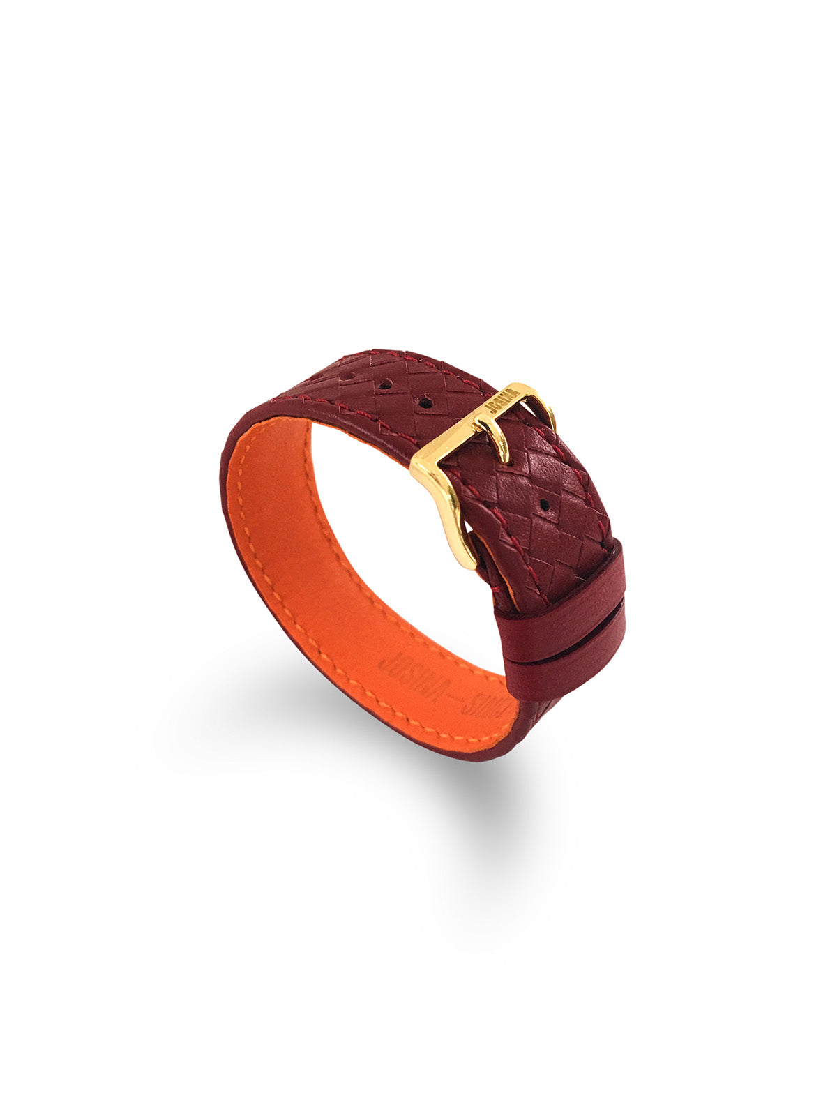 Embracelet Woven - Bracelet in 6 colors - with 18k solid gold buckle
