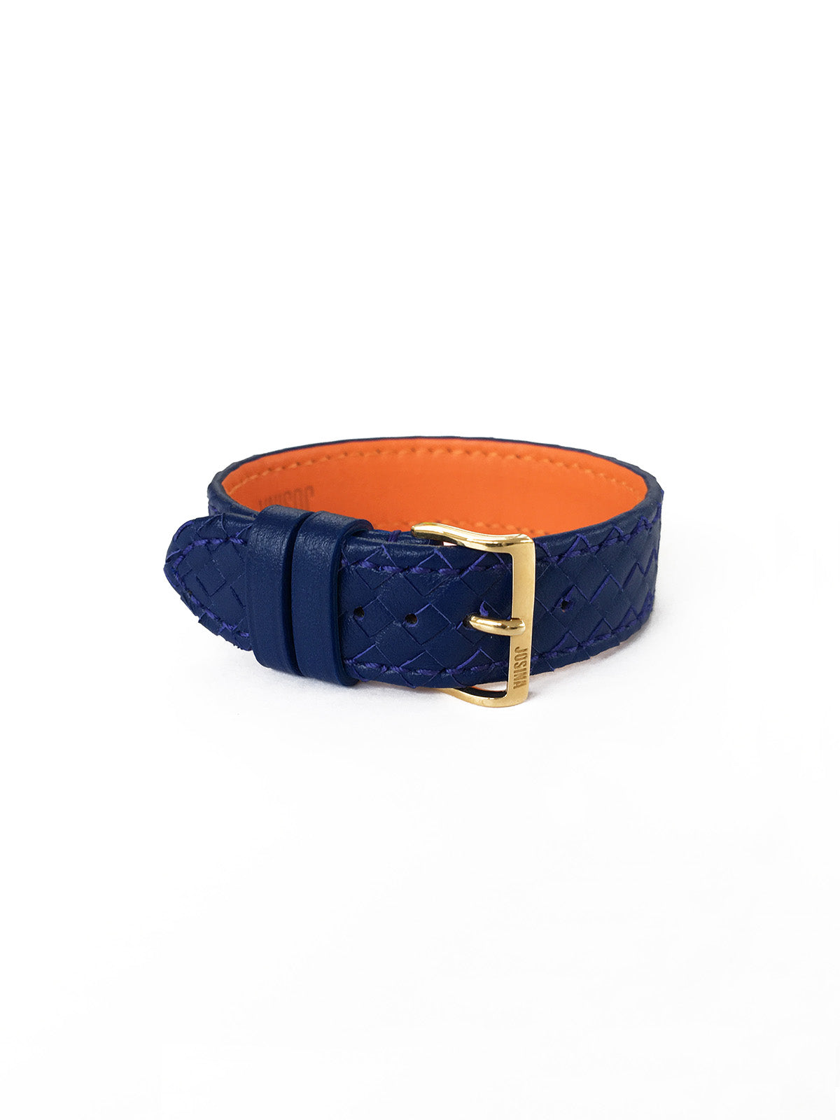 Embracelet Woven - Bracelet in 6 colors - with 18k solid gold buckle