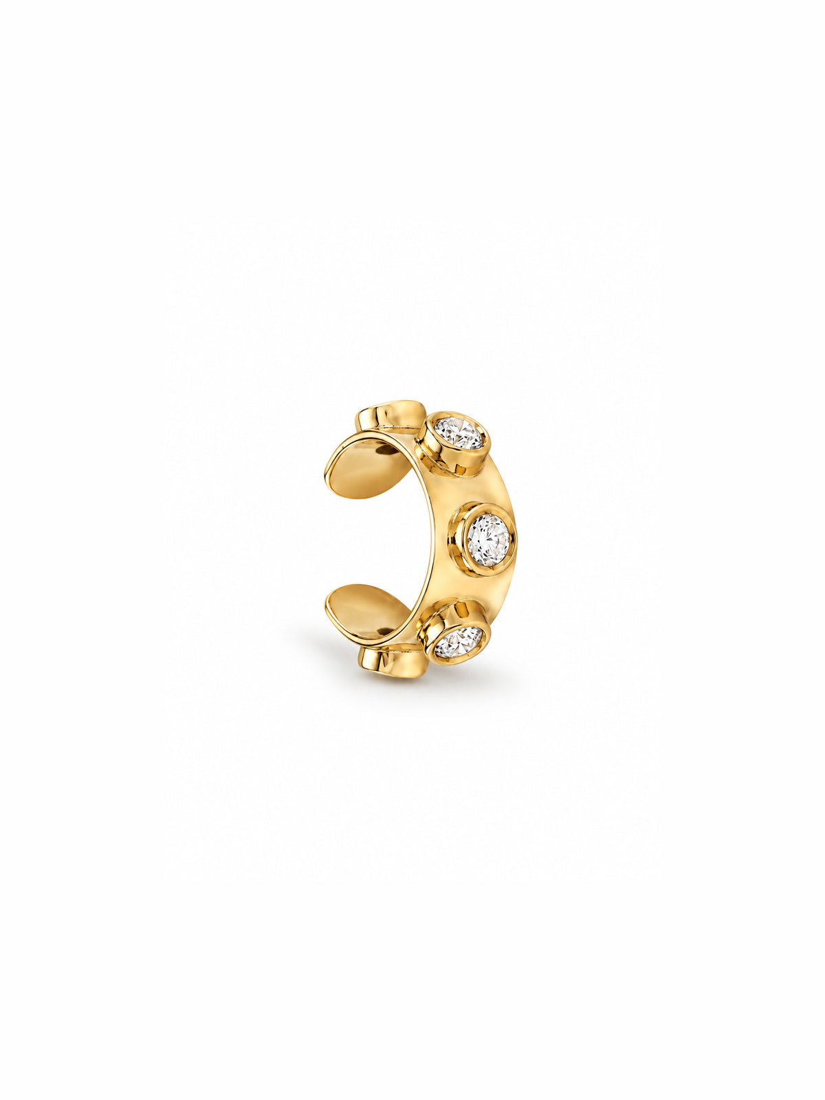 HIPPIE - Ear cuff with diamonds