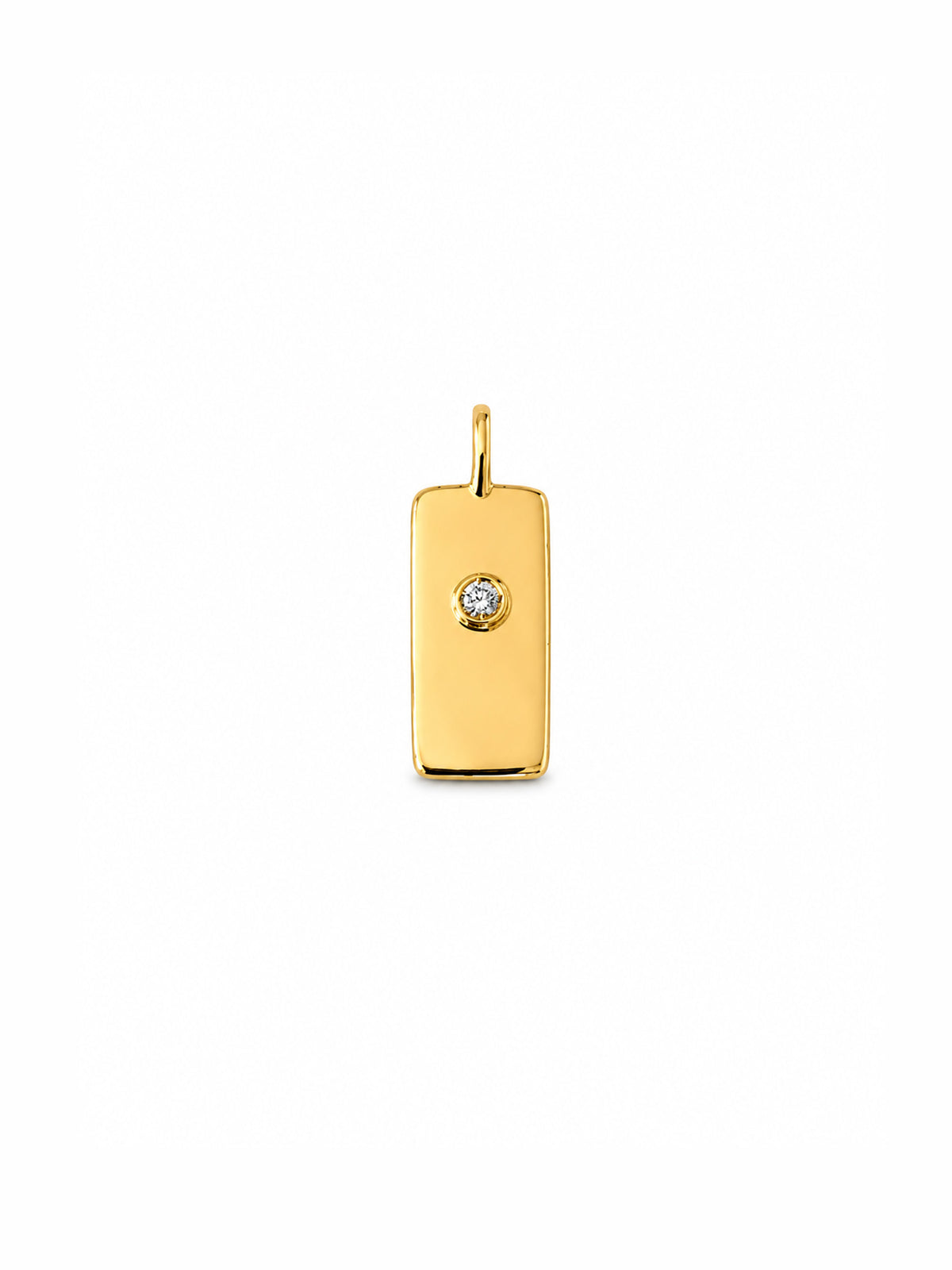 MINIMAL - Pendant with diamonds