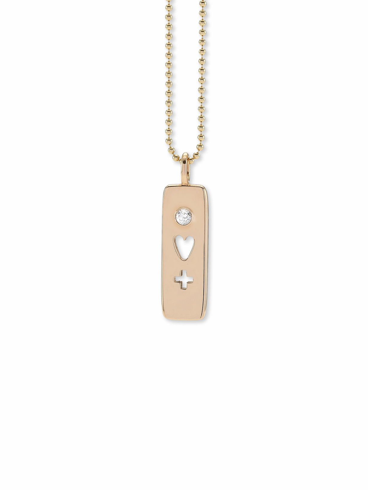 18k gold heavy pendant