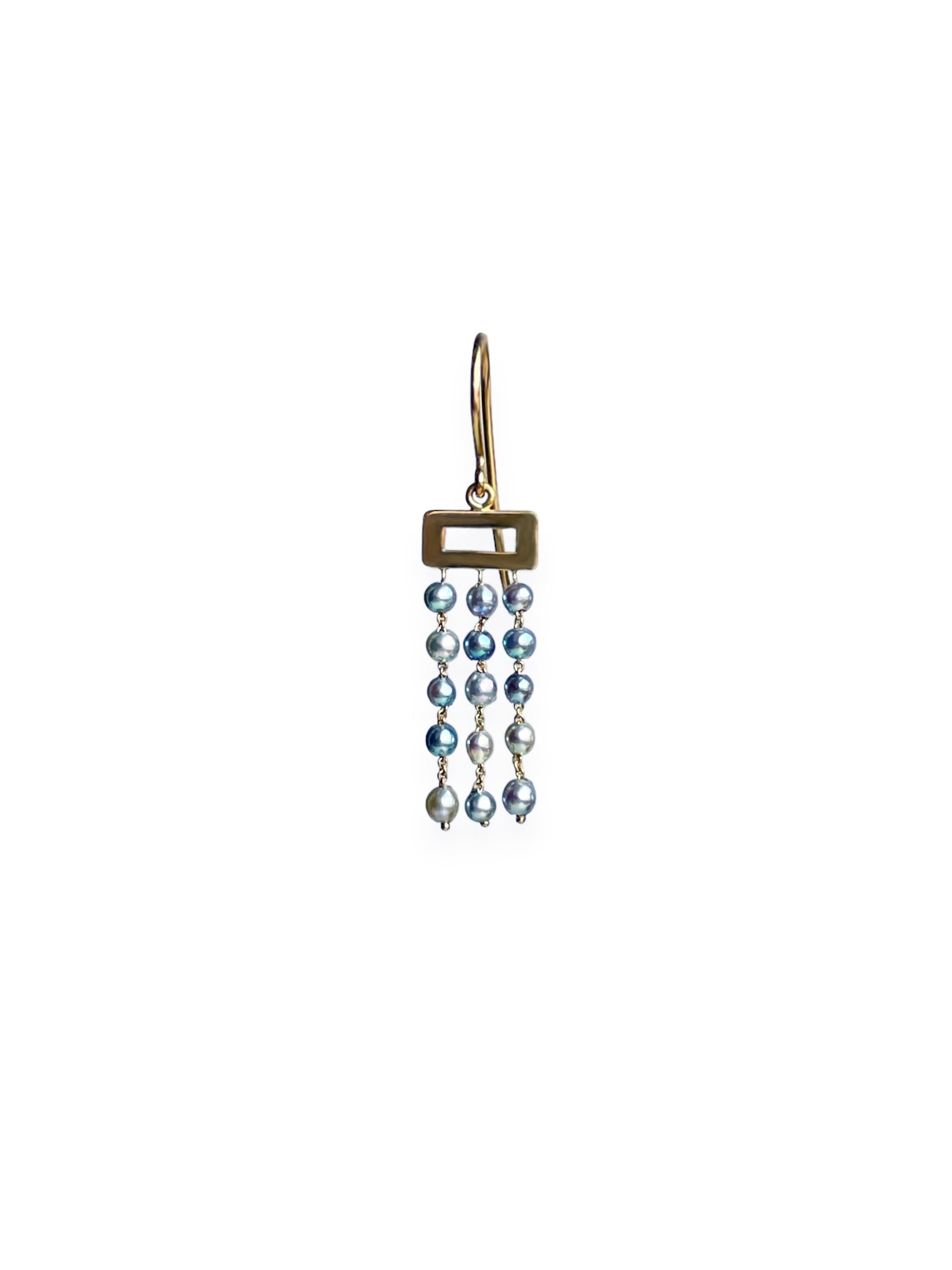 Shower - Earring with small Akoya pearls (limited edition)