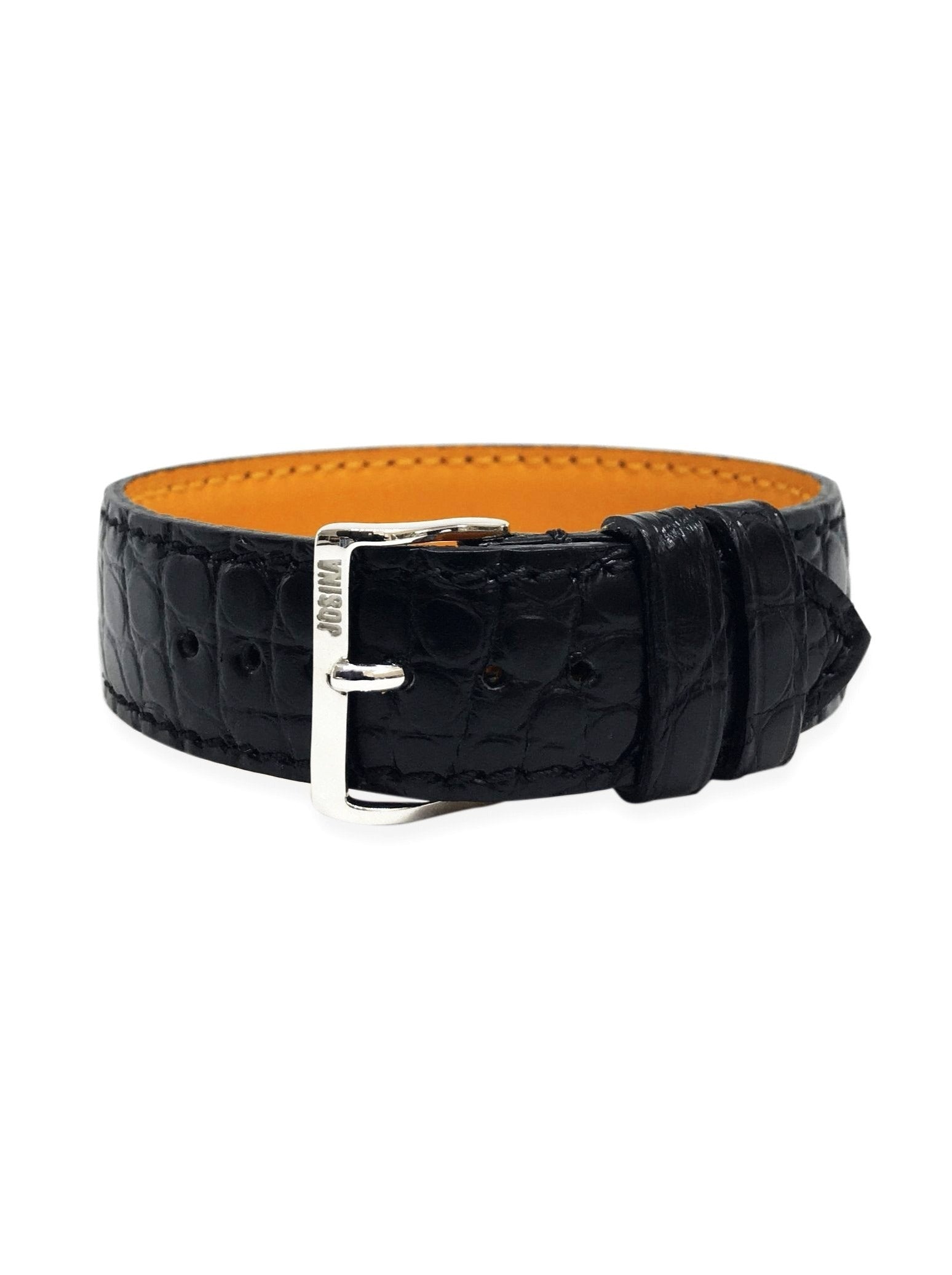 Embracelet Alligator - Bracelet in 2 colors- with 18kt solid gold buckle