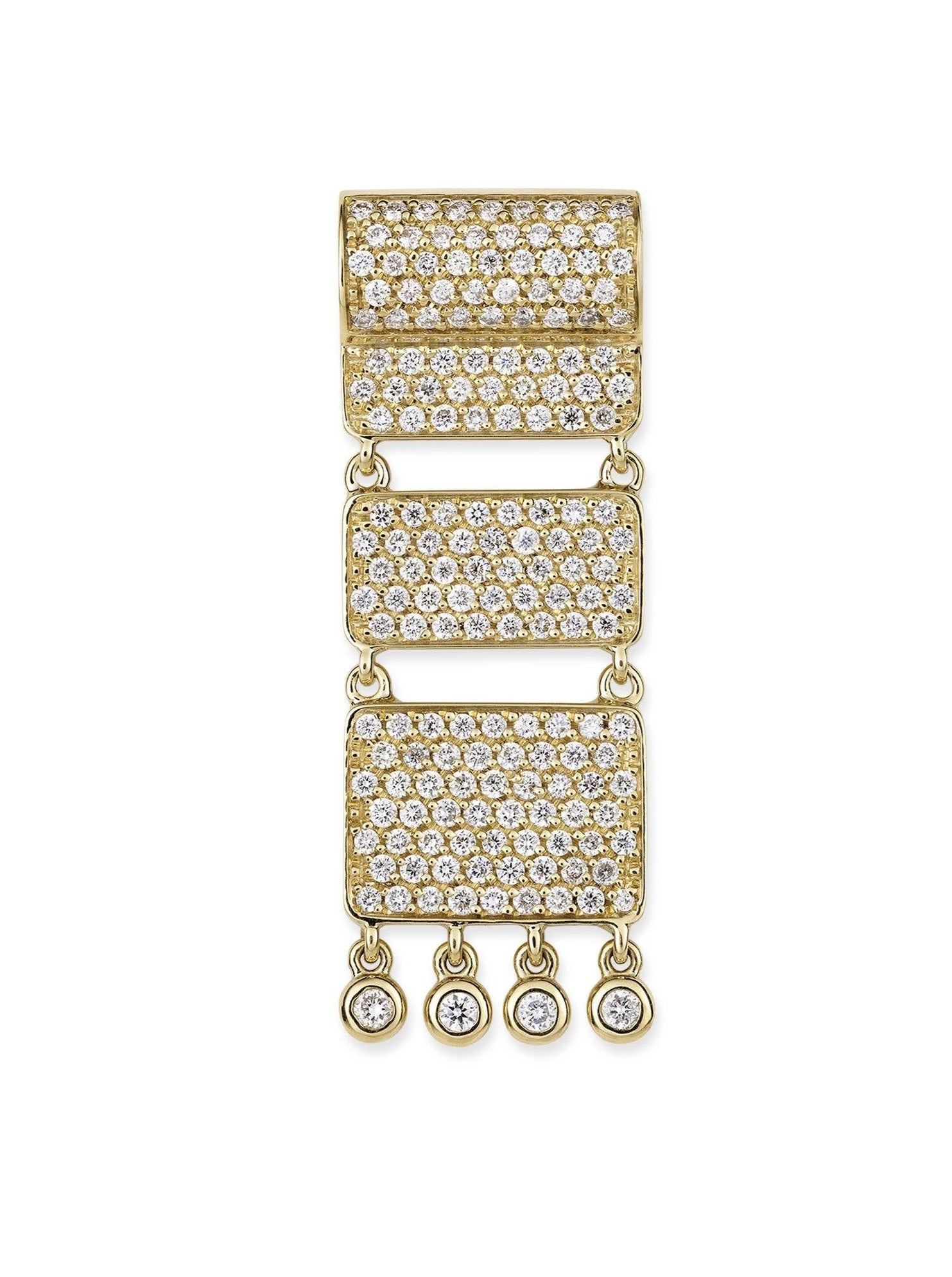Carpet - Pendant in 18 karat gold with diamonds