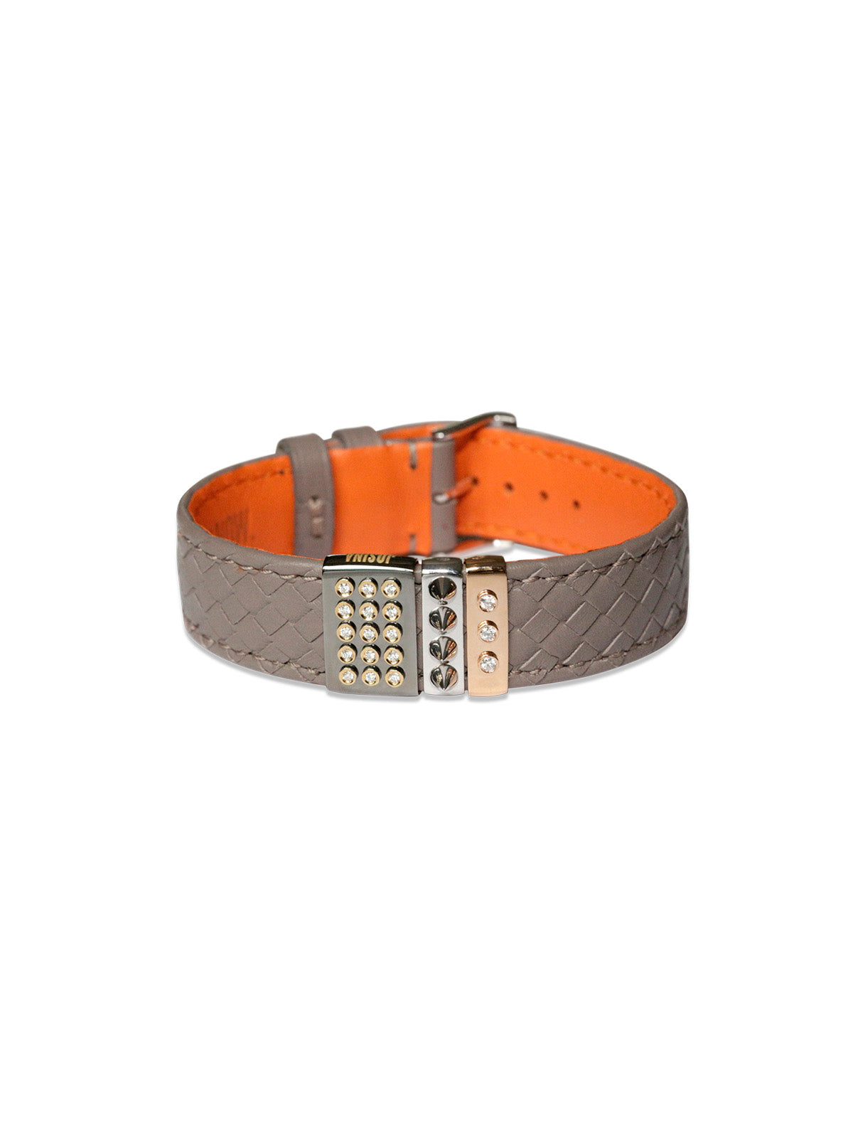 Embracelet Woven - Bracelet in 6 colors - with 18k solid gold buckle