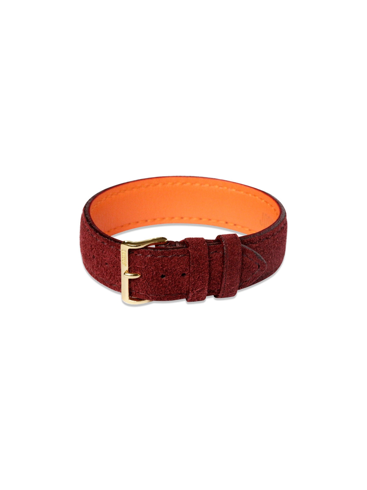 Embracelet Suede - with 18kt solid gold buckle