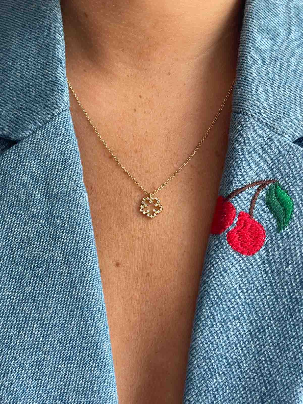 Bellissima - Pendant with 20 diamonds