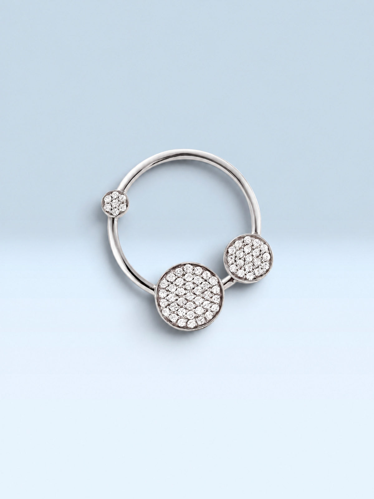GALAXY - Pendant in 18-karat gold and sparkling diamonds