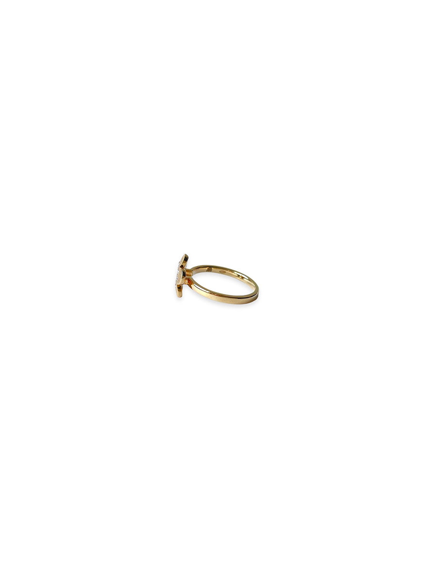 Flower Power - Ring with diamonds