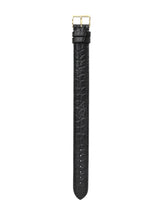 Embracelet black Alligator with 18k gold buckle