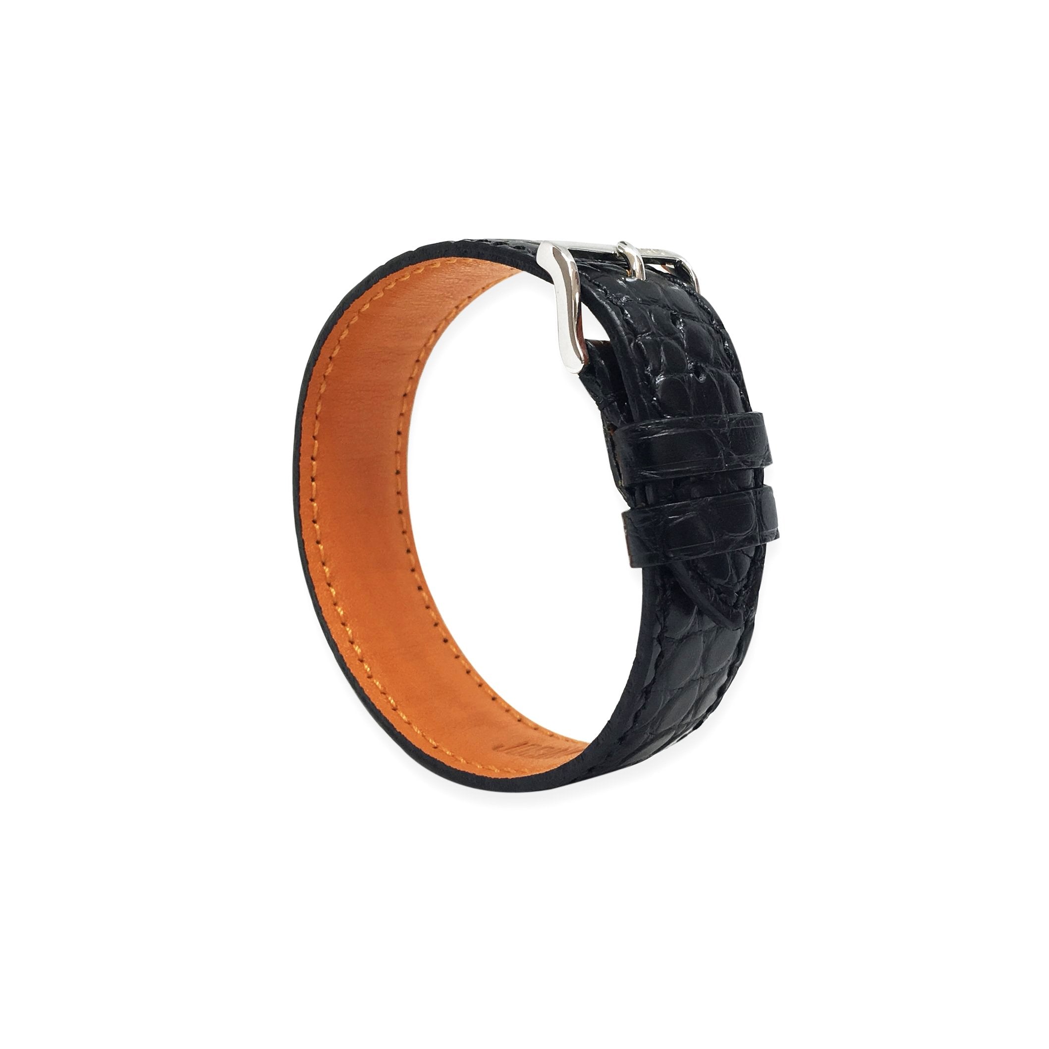 Embracelet Alligator - Bracelet in 2 colors- with 18kt solid gold buckle
