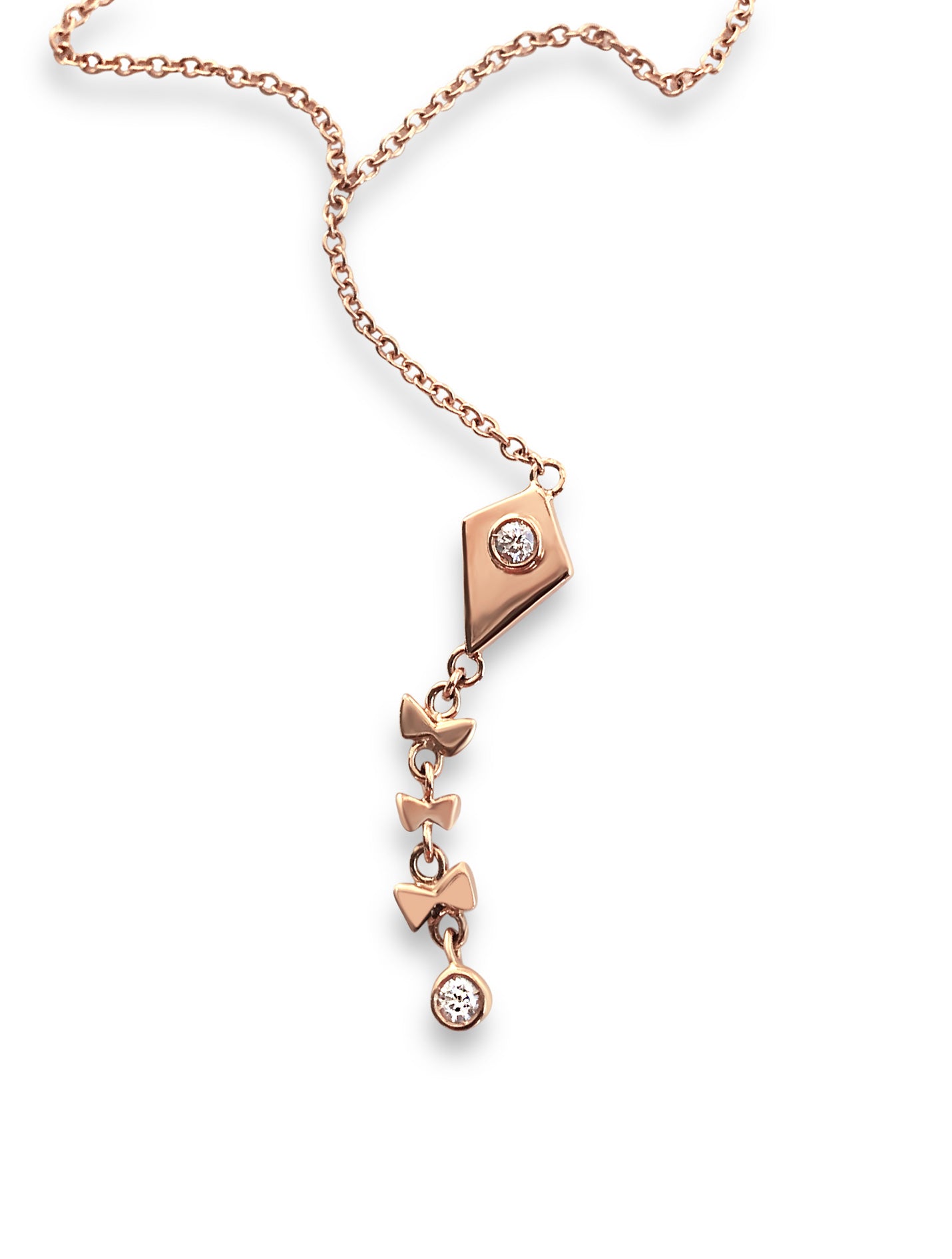 Kite - Necklace with diamonds