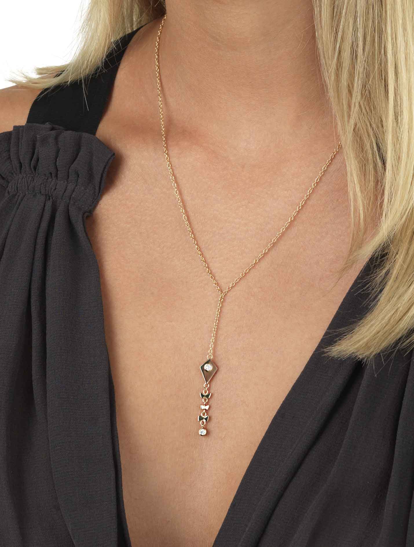 Kite - Necklace with diamonds