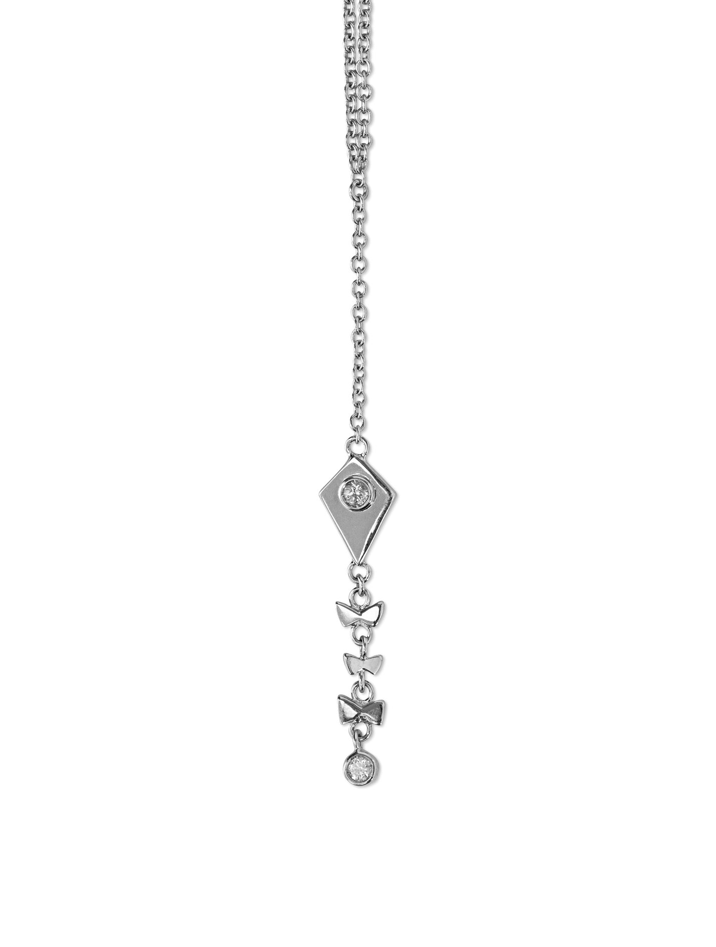 Kite - Necklace with diamonds