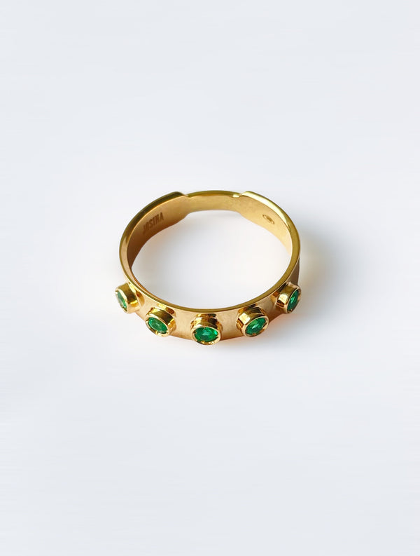 Jabbar Emerald Ring