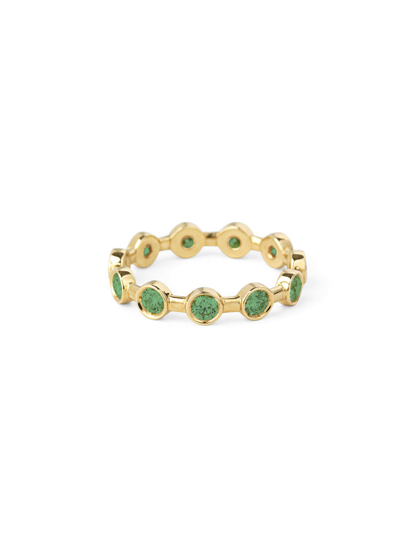 On The Rocks Emerald ring