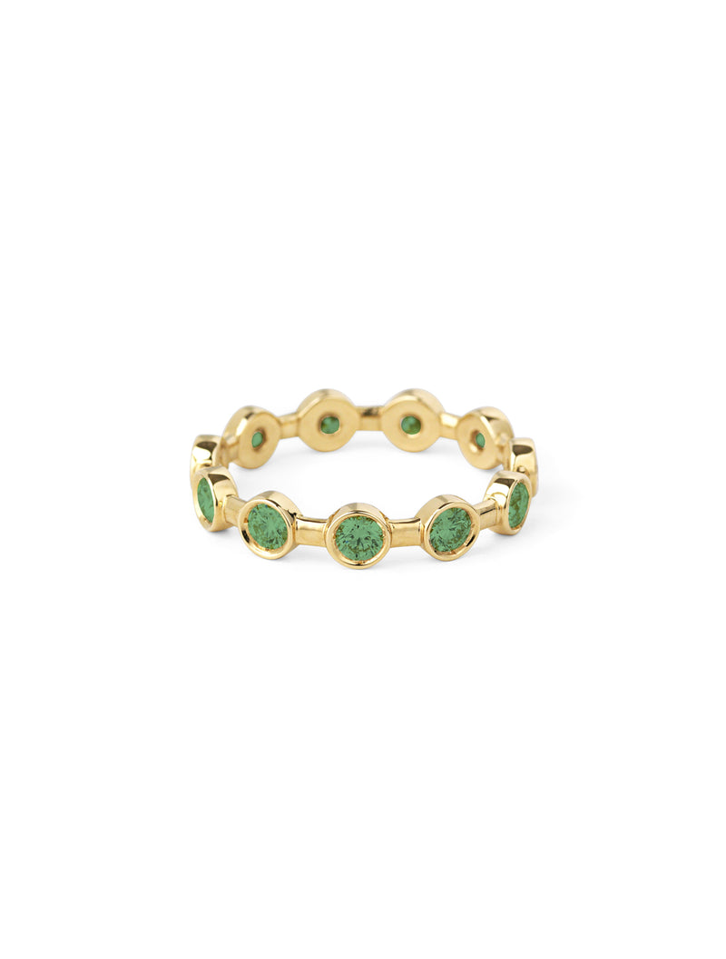 On The Rocks Emerald ring