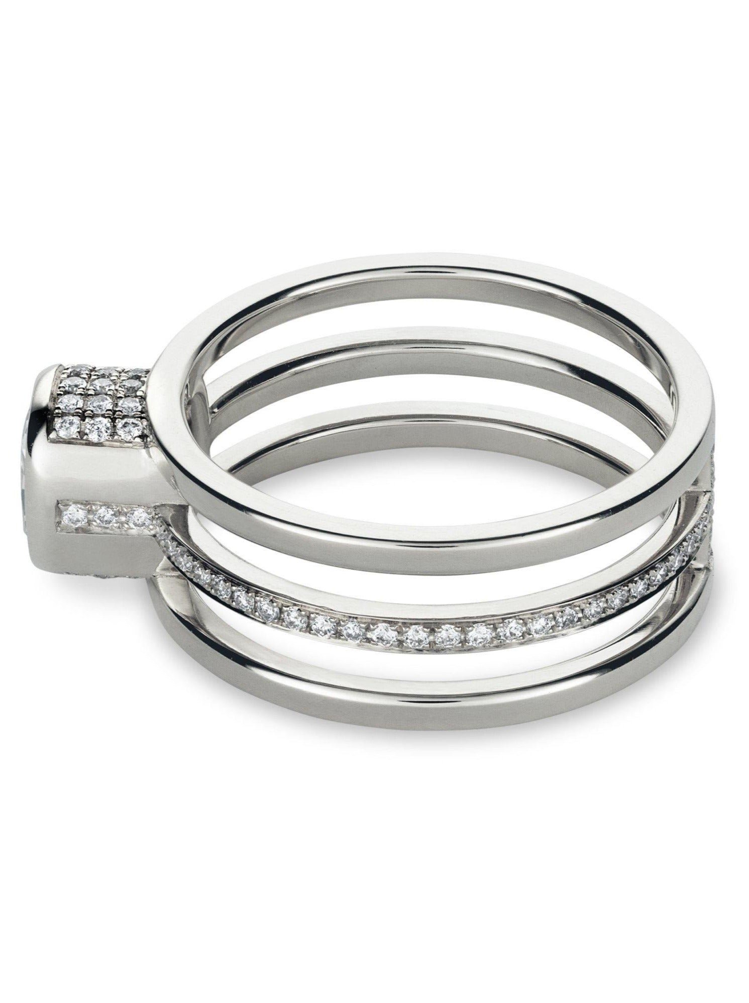 Sparkling - Ring with 1.41 carat sparkling diamonds