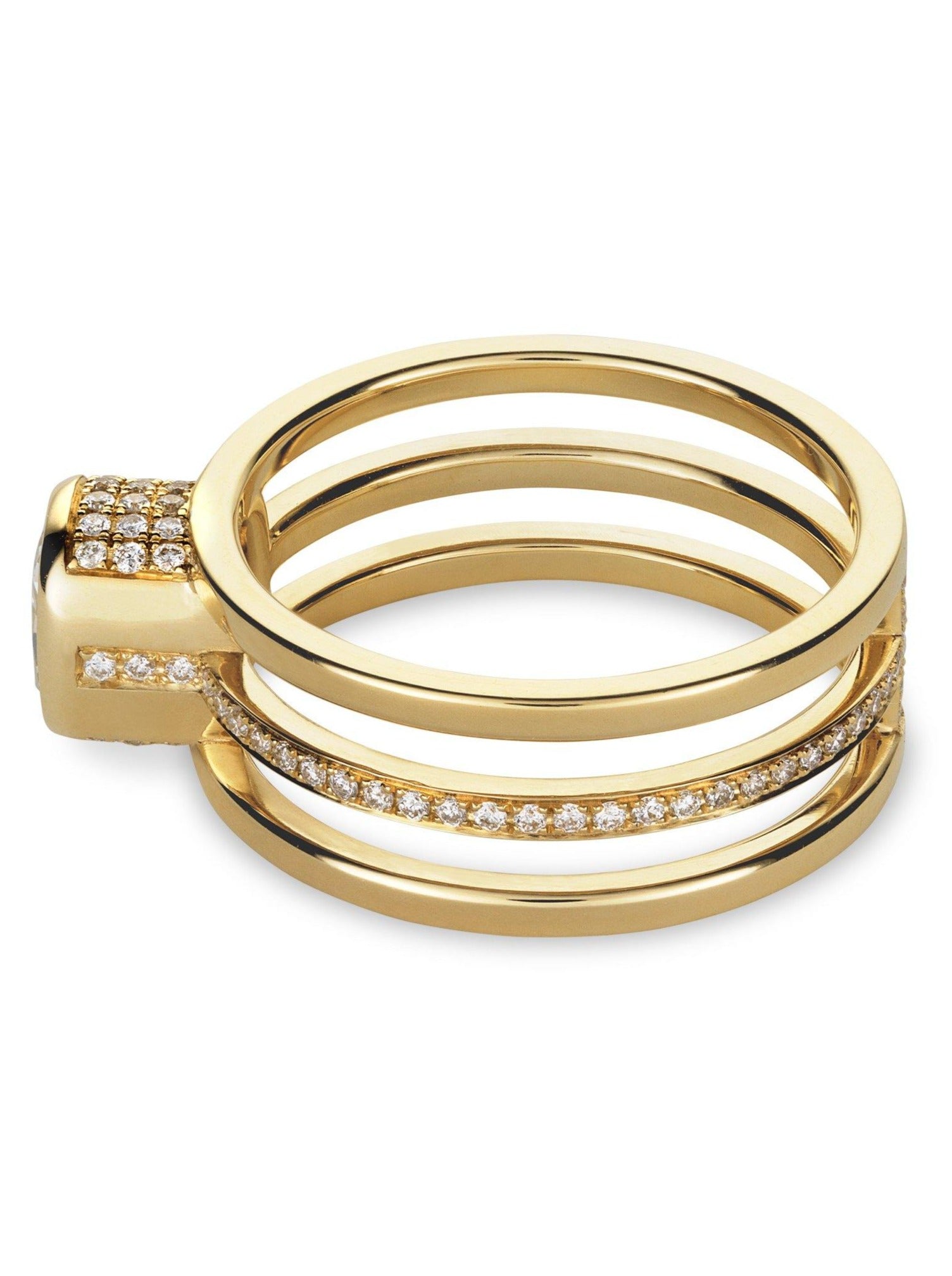 Sparkling - Ring with 1.41 carat sparkling diamonds