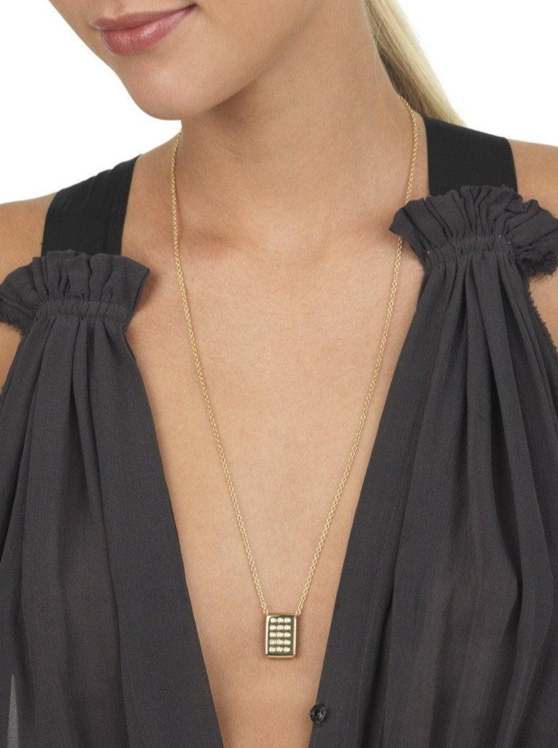 Gilded Stripes - Diamond Charm